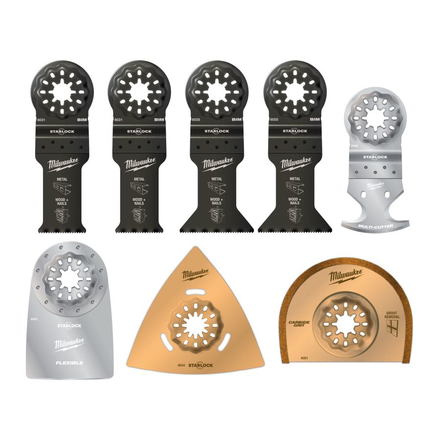 Multitool Starlock Zubehör-Set Renovierung 8-teiliges Set - 1 Stück
